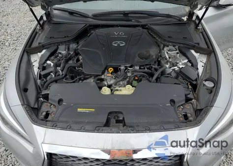 2019 Infiniti Q50 Red Sport 400 z USA, uszkodzony, nr VIN JN1FV7AR8KM593330